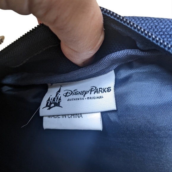 Vintage Disney Parks Collection Backpack Mickey Mouse Navy Backpack RARE - Picture 9 of 12